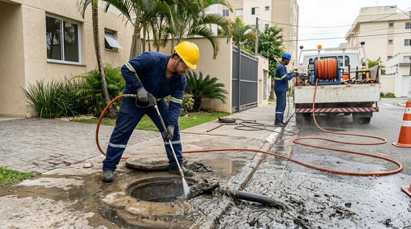 Hidrojateamento Industrial no Itaigara, Salvador‑BA