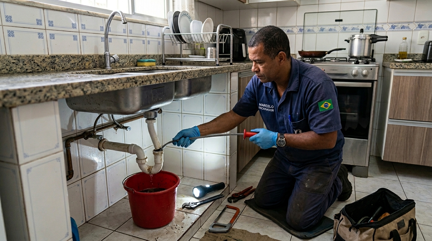 Limpeza de Canos com Equipamento no Itaigara, Salvador‑BA